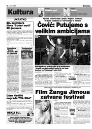Film Žanga Jimoua zatvara festival
