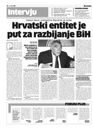 Hrvatski entitet je put za razbijanje BiH