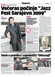Večeras počinje "Jazz Fest Sarajevo 2009"