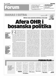 Afera OHR i bosanska politika