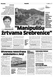 Manipulišu žrtvama Srebrenice"