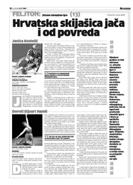 Hrvatska skijašica jača i od povreda