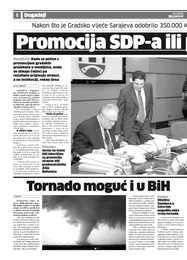 Tornado moguć i u BiH