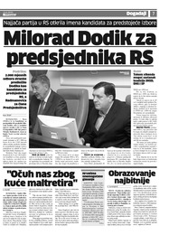 Milorad Dodik za predsjednika RS