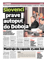Slovenci prave autoput do Doboja