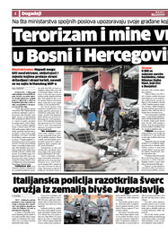 Terorizam i mine vrebaju u Bosni i Hercegovini