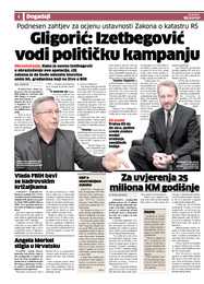 Gligorić: Izetbegović vodi političku kampanju