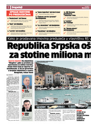Republika Srpska oštećena za stotine miliona maraka