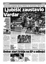 Ljubišić zaustavio Vardar