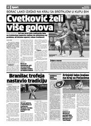Cvetković želi više golova
