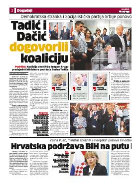 Hrvatska podržava BiH na putu ka NATOu  