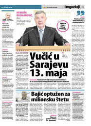 Vučić u Sarajevu 13. maja