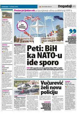 Peti: BiH ka NATO-u ide sporo