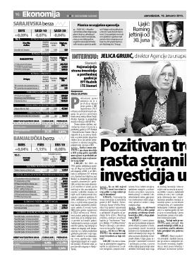 Pozitivan trend rasta stranih investicija u BiH 
