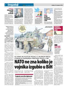 NATO ne zna koliko je vojnika izgubio u BiH 