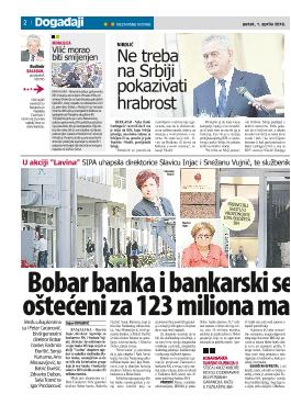 Bobar banka i bankarski sektor oštećeni za 123 miliona maraka
