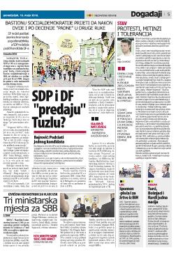 SDP i DF "predaju" Tuzlu? 