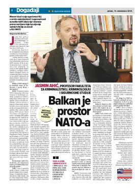 Balkan je prostor NATO-a 