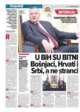  U BiH su bitni Bošnjaci, Hrvati i Srbi, a ne stranci  
