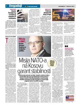 Misija NATO-a na Kosovu garant stabilnosti 