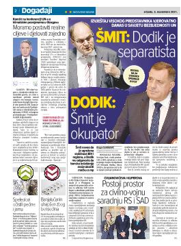 ŠMIT: Dodik je separatista DODIK: Šmit je okupator 