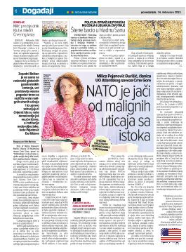NATO je jači od malignih uticaja sa istoka 