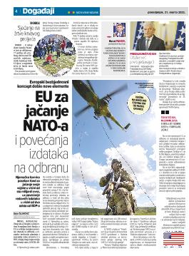 EU za jačanje NATO-a i povećanja izdataka na odbranu 