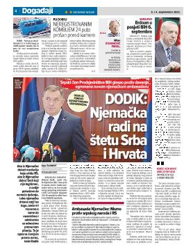 Dodik: Njemačka radi na štetu Srba i Hrvata 