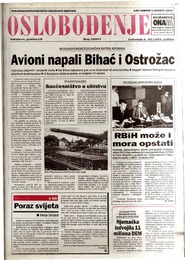 Avioni napali Bihać i Ostrožac