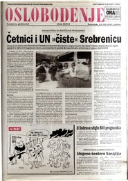 Četnici i UN »čiste« Srebrenicu