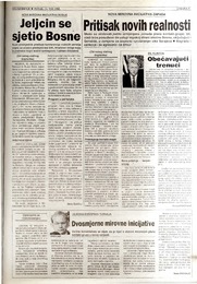 Jeljcin se sjetio Bosne
