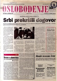Srbi prekršili dogovor