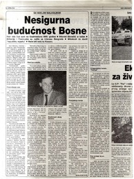 Nesigurna budućnost Bosne