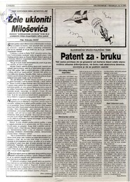 Žele ukloniti Miloševića