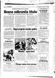 Bosna odbranila titulu