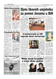 Djela likovnih umjetnika za pomoć ženama u BiH