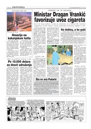 Ministar Dragan Vrankić favorizuje uvoz cigareta