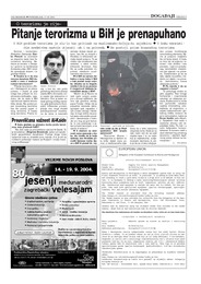 Pitanje terorizma u BiH je prenapuhano