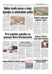 Prvi svjedok optužbe ne poznaje Boru Krsmanovića