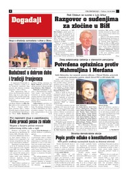 Razgovor o suđenjima za zločine u BiH