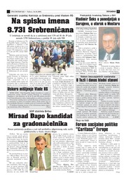 Na spisku imena 8.731 Srebreničana