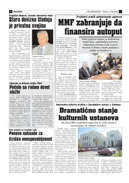 MMF zabranjuje da BiH svojim novcem finansira autoput