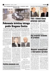 Pokrenuta krivična istraga protiv Dragana Čovića