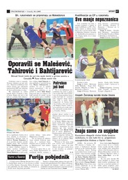 Oporavili se Malešević, Tahirović i Bahtijarević
