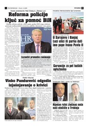 Reforma policije ključ za pomoć BiH