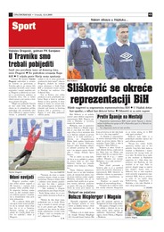 Slišković se okreće reprezentaciji BiH
