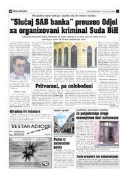 Slučaj SAB banka" preuzeo Odjel za organizovani kriminal Suda BiH