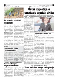 Četiri izvještaja o stradanju srpskih civila