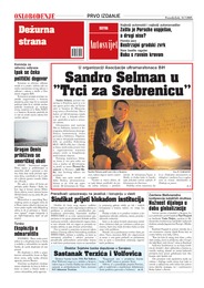 Sandro Selman u "Trci za Srebrenicu"