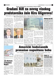 Građani BiH za novog visokog predstavnika žele Kiru Gligorova!
